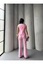 Women's Big Button Detailed Vest Pants Double Set - 8