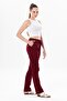 Şile Diaper Pocket Women's Summer Trousers Claret Red Brd - 2