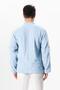 Long Sleeve High Collar Muslin Summer Sweatshirt Ice Blue Bmv - 2
