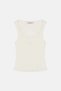 Zibeline Tank Top - Bonnet White