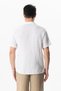 Short Sleeve Polo Neck Muslin Summer Tshirt White Byz - 2