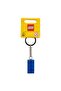 850152 Blue Brick Key Chain - 2