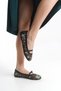 Women's Special Design Tulle Embroidered Flower Embroidered Ballerina Shoes - 3