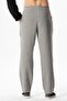 Elastic Waist Double Pocket Striped Muslin Summer Trousers Striped Black Çzglsyh - 2