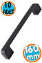Furniture Kitchen Cabinet Drawer Drawer Cupboard Metal Handle Grip Handles 160 Mm 10 Pcs Oval Black - 6