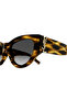 SL M94 005 53 Women's Cat Eye Gray Brown Bone Sunglasses - 2