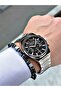 Ferrucci̇ Function Black Dial Silver Metal Men's Wristwatch - 3