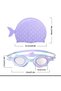 Mermaid Fish Sea Pool Goggles Adjustable Girl's Cap Water Leakproof Anti-Fog - 2