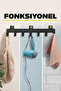 Decorative Iron Wall Hanger - Metal Hanger - Clothes Hanger - 2