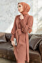 Stone Embroidered Set with Arms - Camel - 5