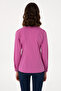 Women's Fuchsia Long Sleeve Basic Shirt 50298112 -Vr023 - 5