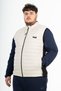 Large Size Men's Mock Neck Stone Color Vest - 3