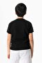 Short Sleeve Western Summer Muslin Boys' Tshirt Black Syh - 2