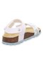 000123   F Girl White Girl's Sandals - 4