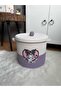 Kuromi Toy Basket, Jute Lid Basket