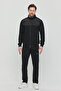 طقم بدلة رياضية للرجال بياقة القاضي مع صدر منقوش DAWRAZZ-032 - 2