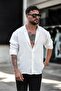 Oversize Fit Long Sleeve Summer Linen Shirt