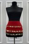 Red Gold Shakira Belly Dancer Dance Belt with Sequin Bells Henna Play Entertainment Wedding Shakira Belt - 3