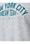 College Sweatshirt Slogan Printed Crew Neck Long Sleeve - 6