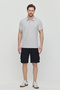 Men's Crepe Fabric Full Stretch Polo Neck T-Shirt Dawrazz-031 - 4