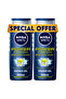 MEN Power Fresh Shower Gel 3in1, 24h Fresh Effect, Citrus Scent, 500ml, Pack of 2