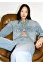 Seamless Denim Coat - 8