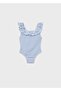 Ruffle Striped Swimsuit