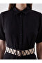 Lcw Vision Black Linen Blend Shirt Dress - 3
