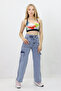 Women's Cargo Jeans with Side Pockets