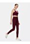 Basic Slim Red Leggings - 6