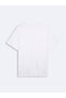 Crew Neck Short Sleeve Printed Regular White T-Shirt - 2