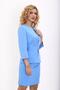 Zero Collar Plain Short Jacket-Sky - 1015100 - 2