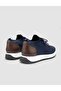 Knitwear Navy Blue Men's Napoli Sports Shoes - 3