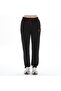 Women's Kiss Printed Black Sweatpants (with Large Size Option) - 2