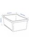IKEA UPPSNOFSAD Storage Box, Black, 35x25x14 cm, 9L – Durable & Recyclable Organizer - 5