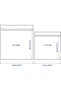 50 resealable bags (ISTAD) - GREY - ziplock - food freezer sandwich bags - 7
