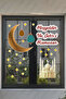 Welcome Ya City-i Ramadan Mosque Crescent Ramadan Bear Themed Sticker Set Glass Wall Ornaments Children's Room