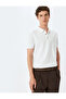 Short Sleeve Cotton Polo Neck Knitwear T-Shirt