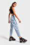Women's Snow Denim Color Laser-Detail Relax Fit 100% Cotton Denim Jean - 3