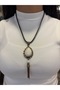 SPECIAL HANDCRAFTED COPPER NECKLACE WITH NATURAL STONES - 2