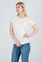 100% Cotton Striped Low Arm Tip Double Women's T-Shirt - with Different Color Options - 3
