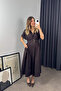 Bitter Brown Belted Shirt Dress - 5