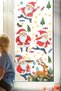 New Year Sticker Cute Santa Claus Christmas Decoration Baby Kids Room Sticker Set New Year