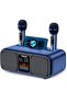 Karaoke Machine – Bluetooth Speaker with 2 Wireless Mics & LED Lights for Parties & Events