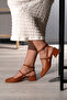 Women's Mary Jane Patent Leather Ankle Strap Thick Heel Shoes