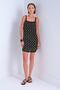 Handcrafted Oyster Knitwear Lined Black Mini Dress - 3