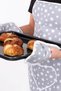 Kitchen Apron Set of 3 – Waterproof Apron Heat Resistant Oven Mitt Holder - 4