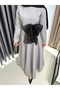 Flower Brooch Dress 6-5722 - 2