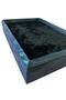 Blue Wooden Model 25 / 18 cm Black Color Bracelet Handcuff Tray - 4