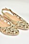 U 250030114   Gold Glitter Women's Ballerinas - 6